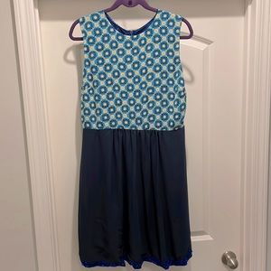 Violets Are Blue Sleeveless Floral Dress with Zipper (Reversible) Matilda Jane
